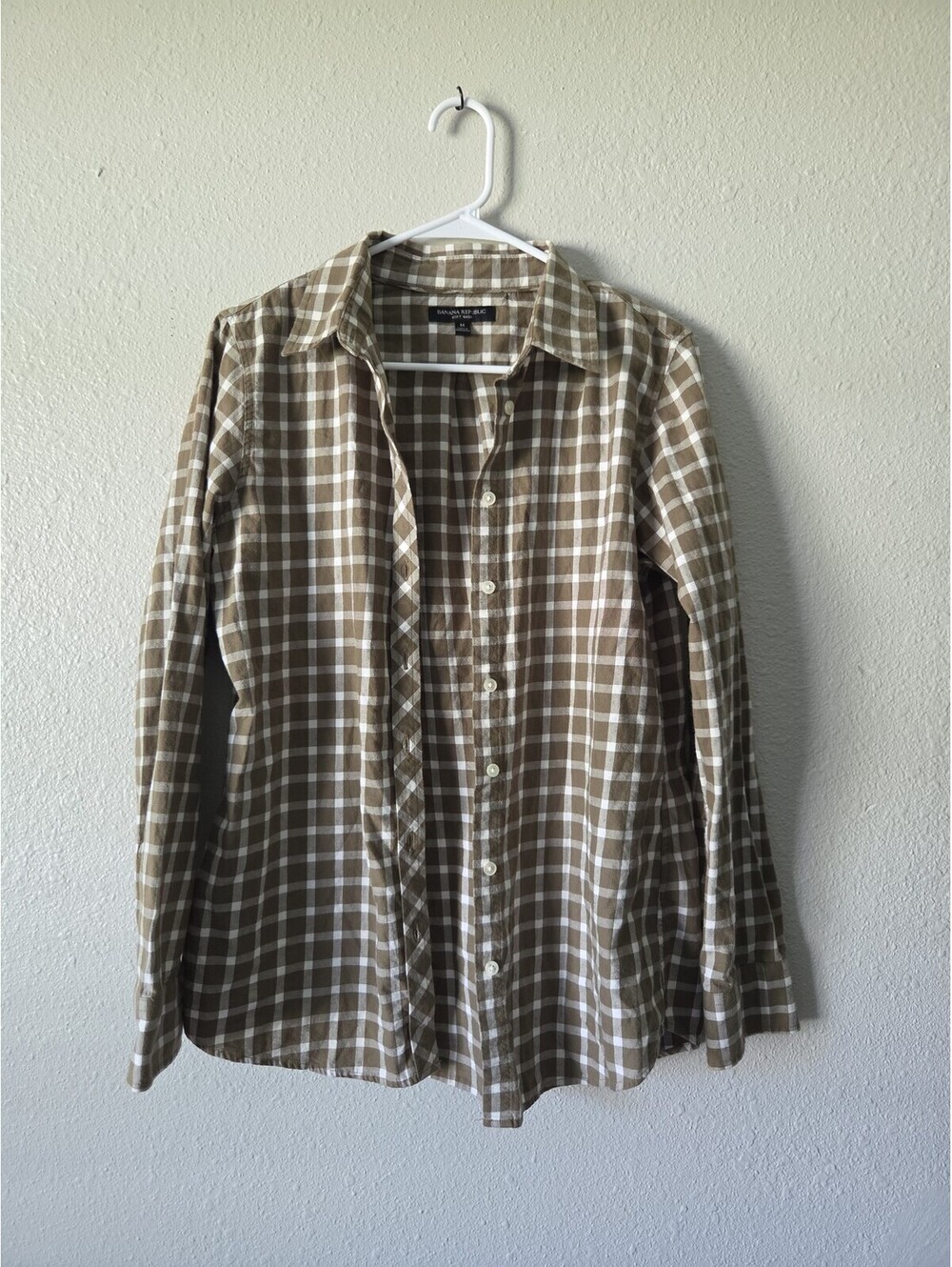 Banana Republic plaid flannel